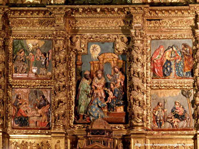 RETABLO BARROCO DEL ALTAR MAYOR